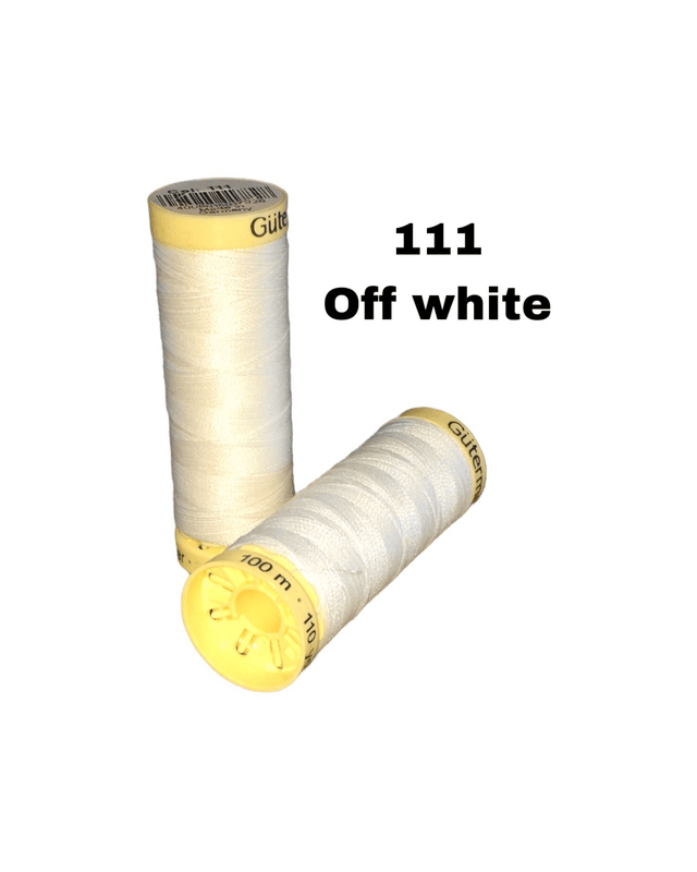 Gutermann Sew All Thread - white & creams