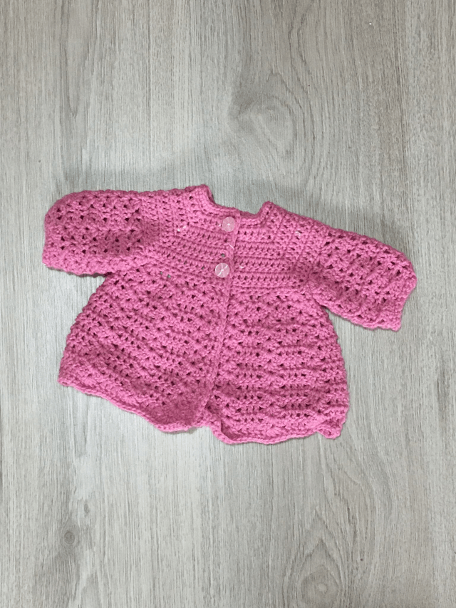 Newborn Cardigan - Rose