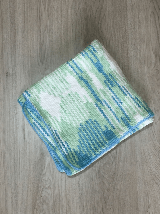 Green & Blue Baby Blanket