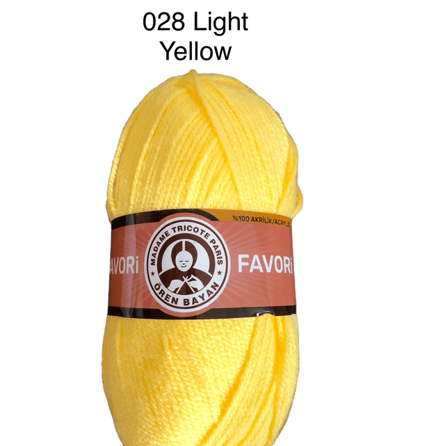 Madame Tricote Favori DK - Yellows