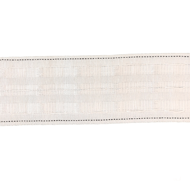 Pencil pleat curtain header tape 75mm wide