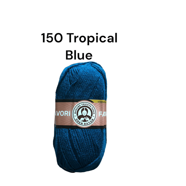 Madame Tricote Favori DK - Blues & Aquas