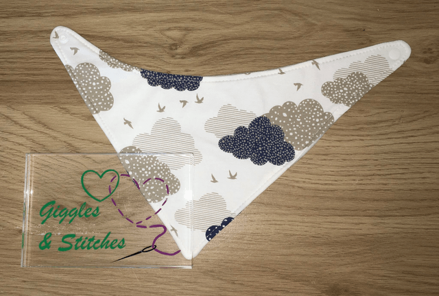 Clouds Bandana Bib