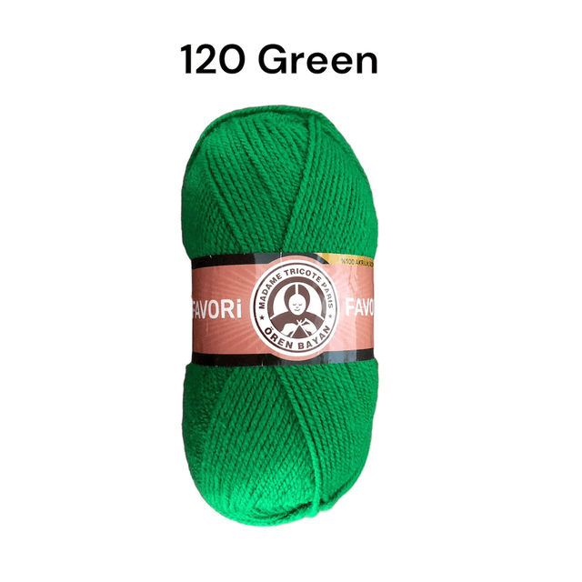 Madame Tricote Favori DK - Greens