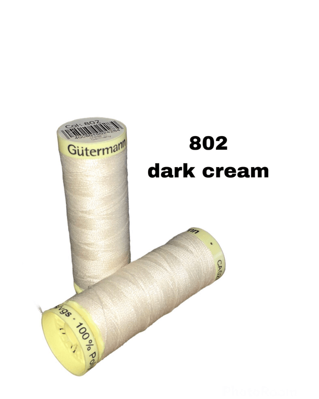 Gutermann Sew All Thread - white & creams
