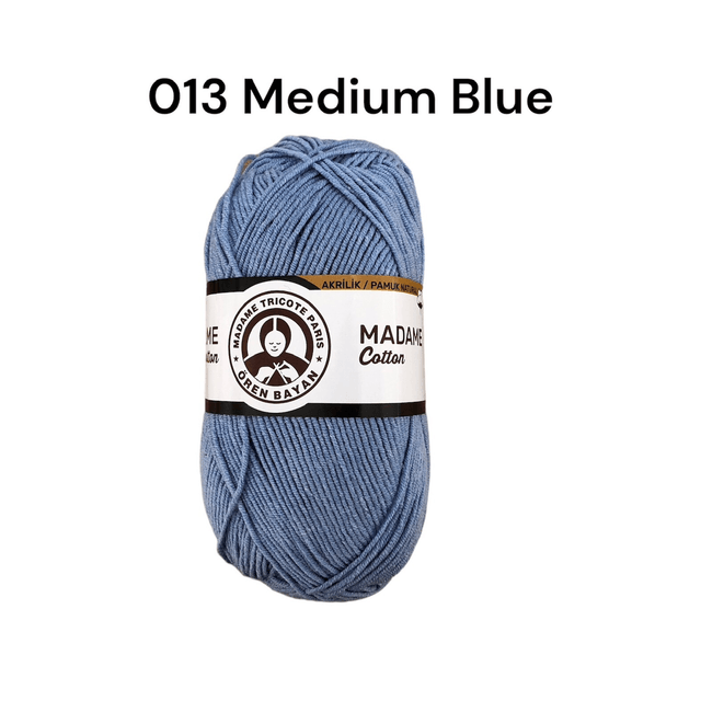 Madame Tricote Cotton DK - Blues & Whites