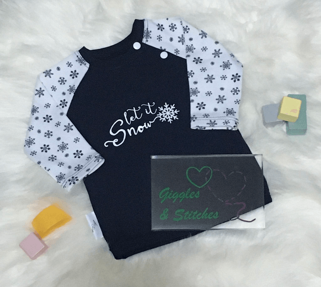 Let It Snow T-Shirt & Harem Pants Set
