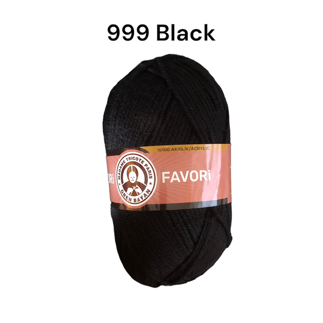 Madame Tricote Favori DK - Greys & Black