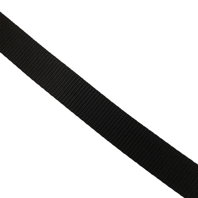 Polypropylene webbing black