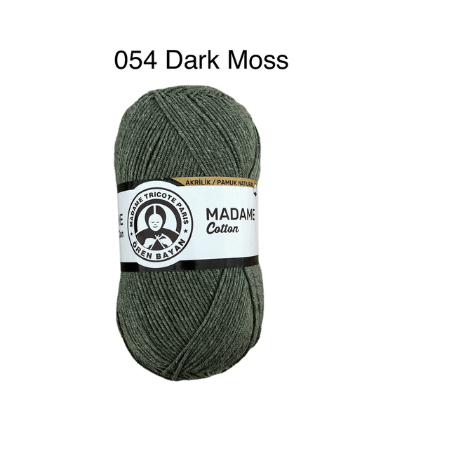 Madame Tricote Cotton DK - Greens & Teals