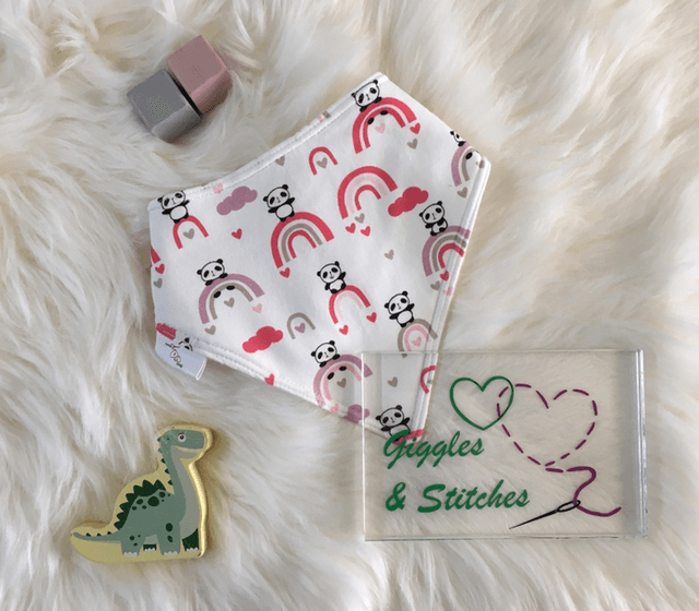 Pandas Bandana Bib