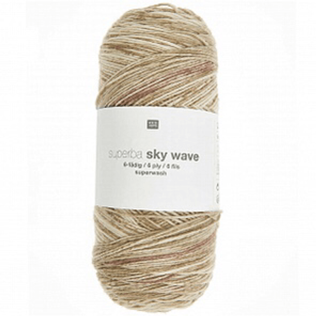 Rico Superba Skywave 6 Ply Sock Yarn
