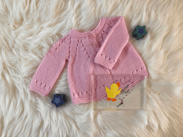 Newborn Cardigan - Pink
