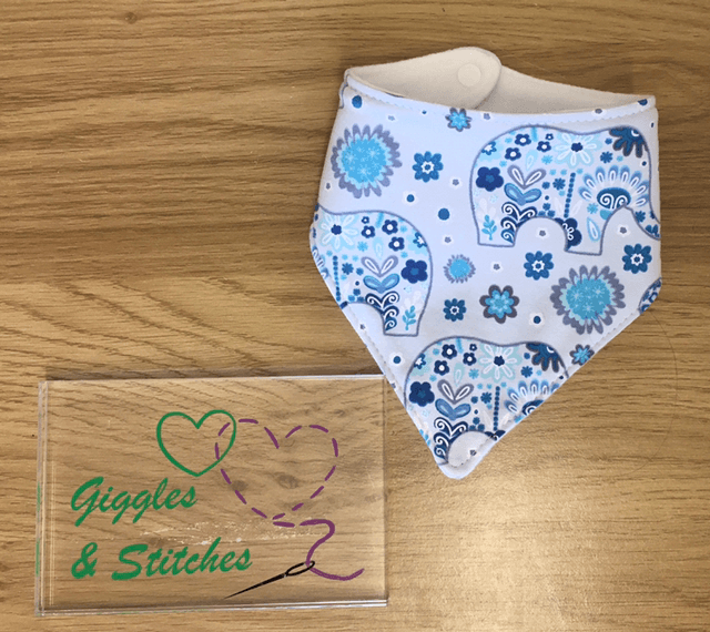 Elephants Bandana Bib