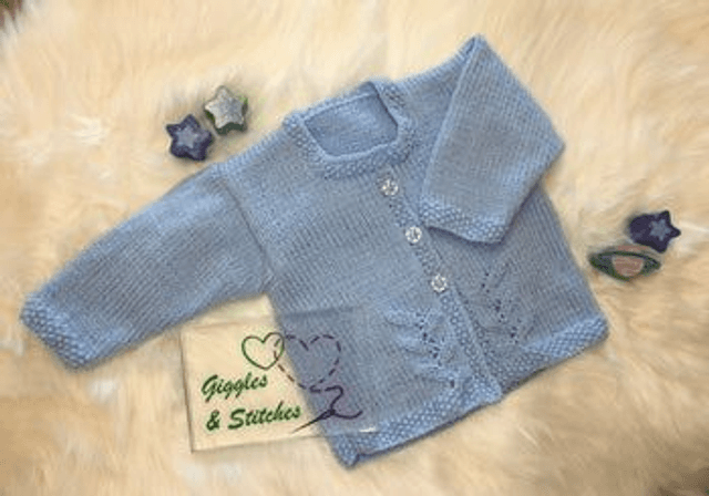  Blue Baby Cardigan - 9-12 months
